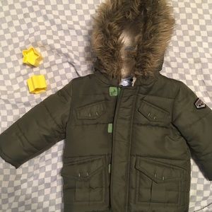 Green Toddler Winter Coat